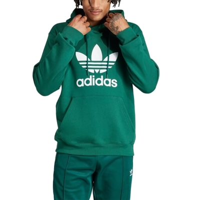 【Adidas 愛迪達】 TREFOIL HOODY 連帽長袖T恤 男 - IM9407