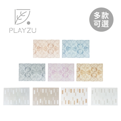 PLAYZU 歐美設計無毒巧拼地墊 復古/北歐系列 (58x58x1.2cm) 6入組