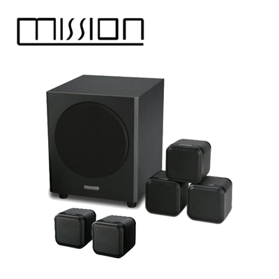 英國 Mission 5.1聲道家庭劇院喇叭組 M-CUBE+SE 公司貨