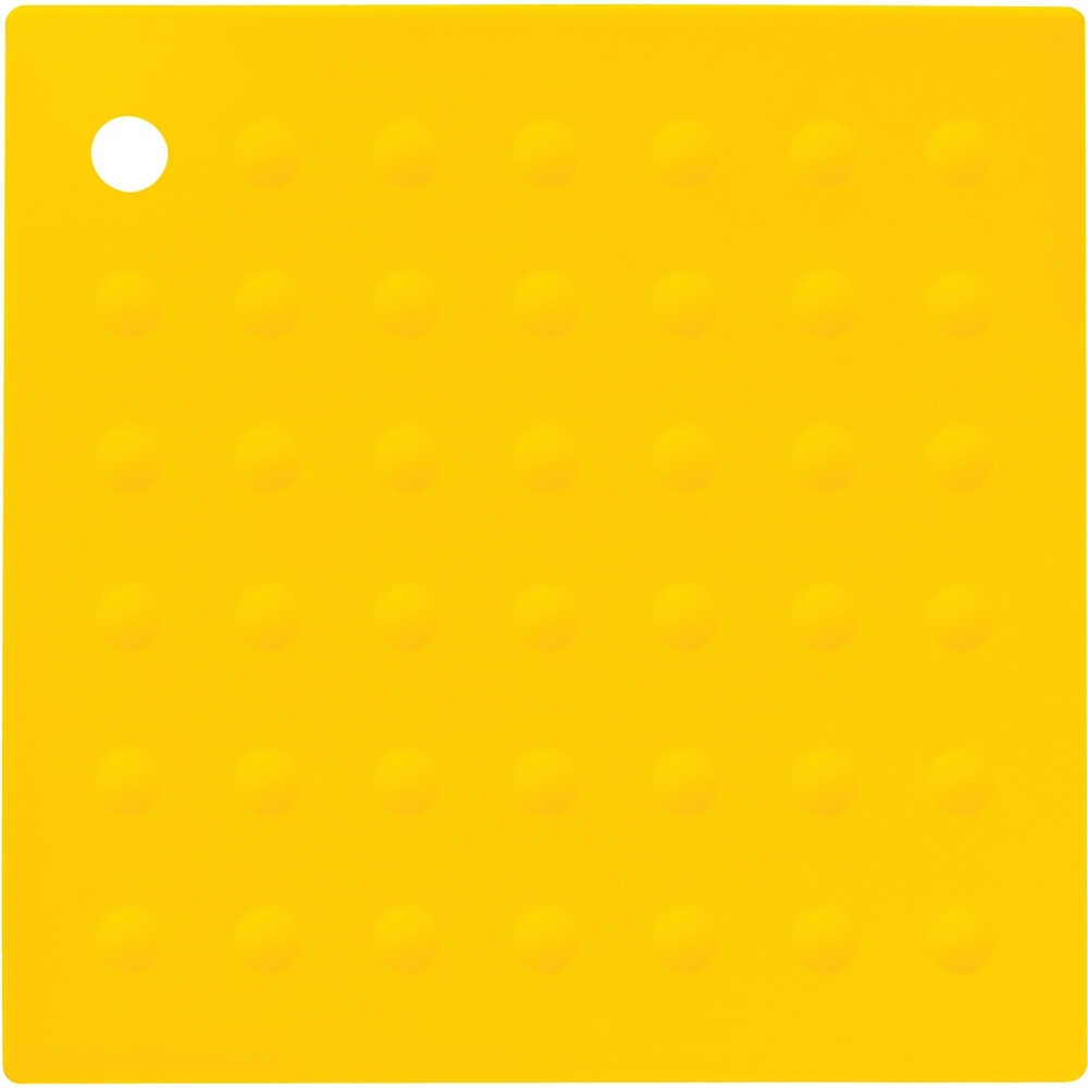 《Premier》Zing方形矽膠隔熱墊(黃) | 桌墊 鍋墊 餐墊 耐熱墊 杯墊