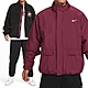 Nike NSW Winter Jacket 男款 黑紅色 雙面穿 拉鍊口袋 寬版 保暖 立領外套 FV8588-010 product thumbnail 1