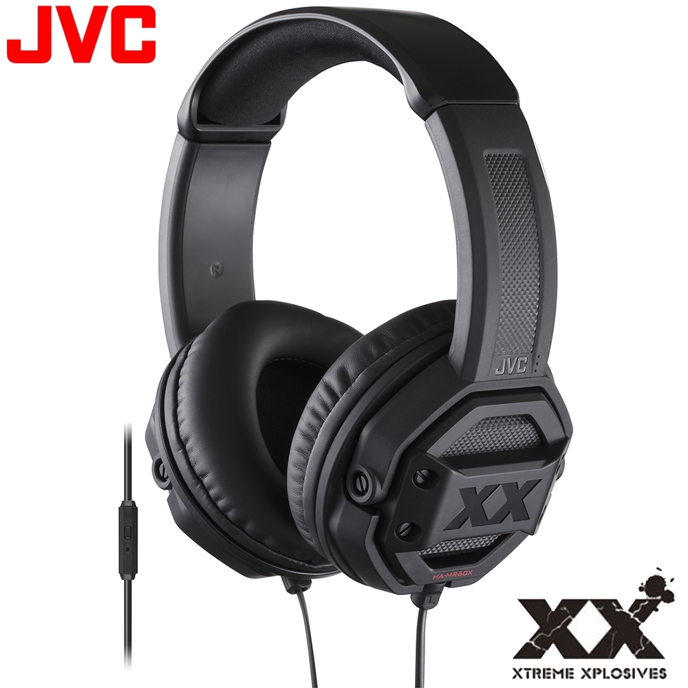 JVC 重低音頭戴式耳麥 HA-MR60X 送贈品4選1