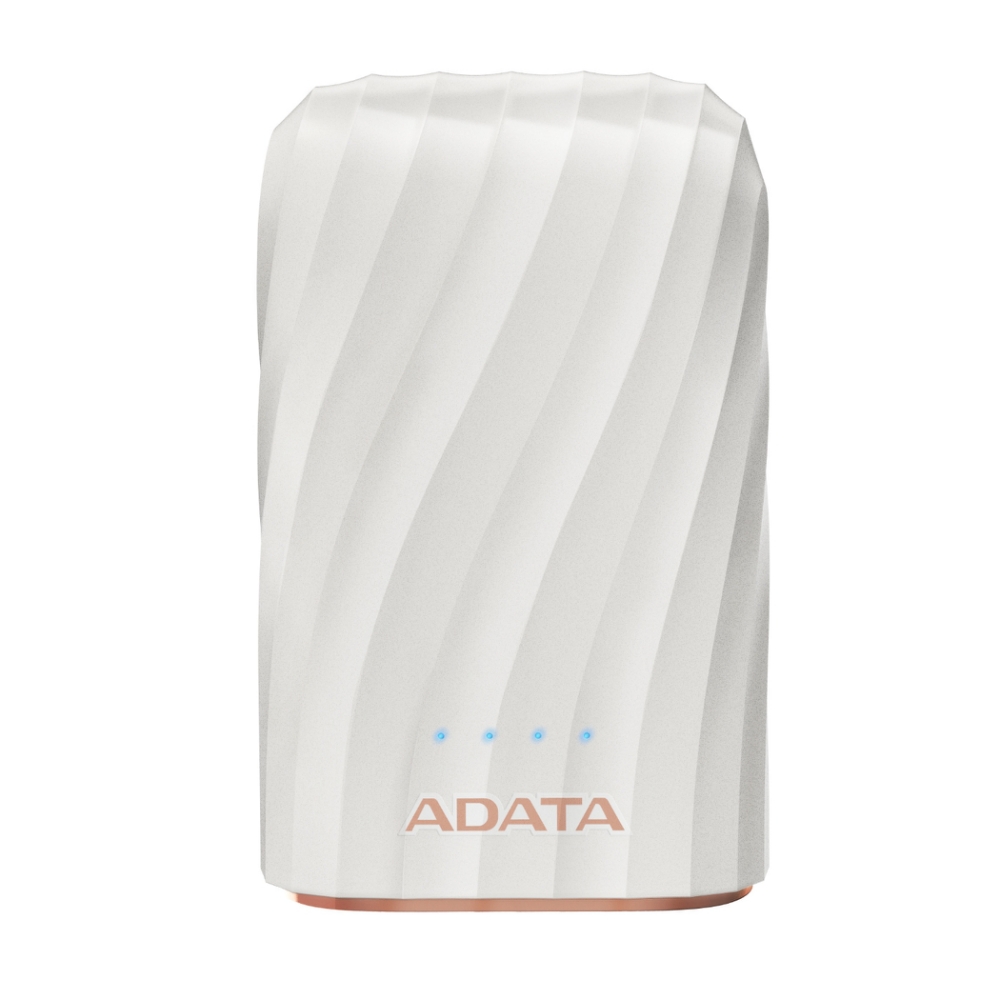 ADATA威剛 P10050C  10050mAh  Type-C 貝殼紋行動電源(珍珠白)