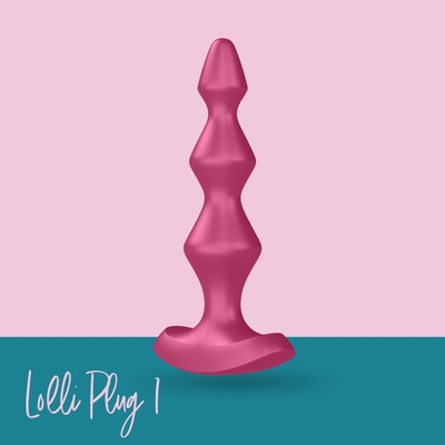 德國Satisfyer Lolli Plug 1 後庭震動器 (莓紅)