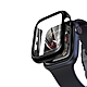 Apple Watch 44mm 智慧型手錶 殼膜一體式錶框 保護框 黑色款 44mm黑色 product thumbnail 1