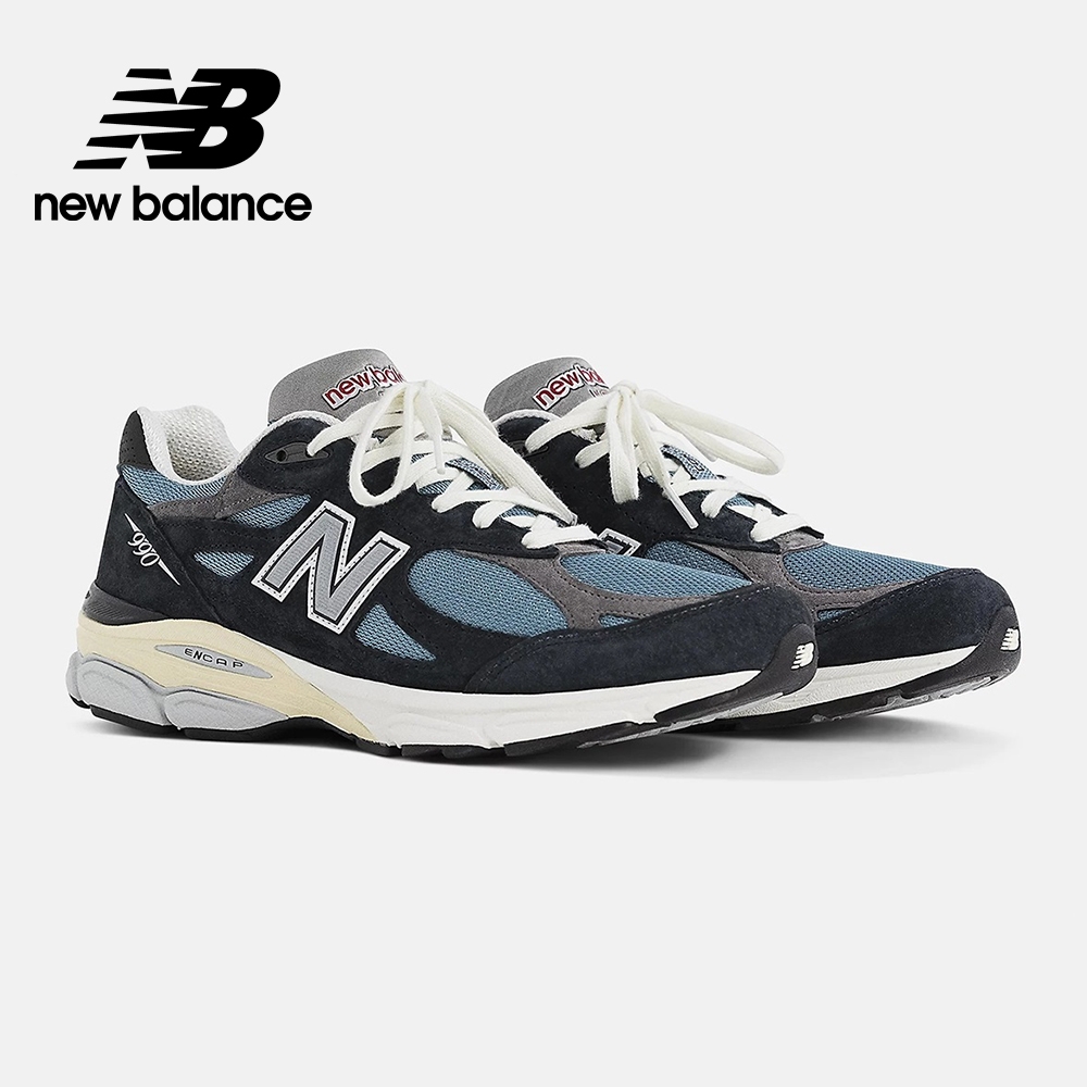 [New Balance]美製復古鞋_中性_黑藍色_M990TE3-D楦