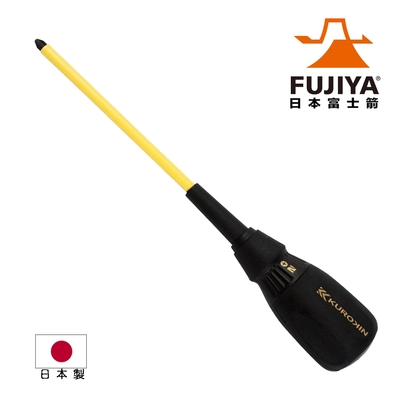 【FUJIYA日本富士箭】電工起子(+)PH2x150mm-黑金(526D-BG)