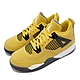 Nike 休閒鞋 Jordan 4 Retro PS 童鞋 經典款 喬丹4代 復刻 中童 閃電  黃 黑 BQ7669-700 product thumbnail 1
