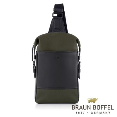 BRAUN BUFFEL - 尼爾系列潮流單肩包 - 橄欖綠