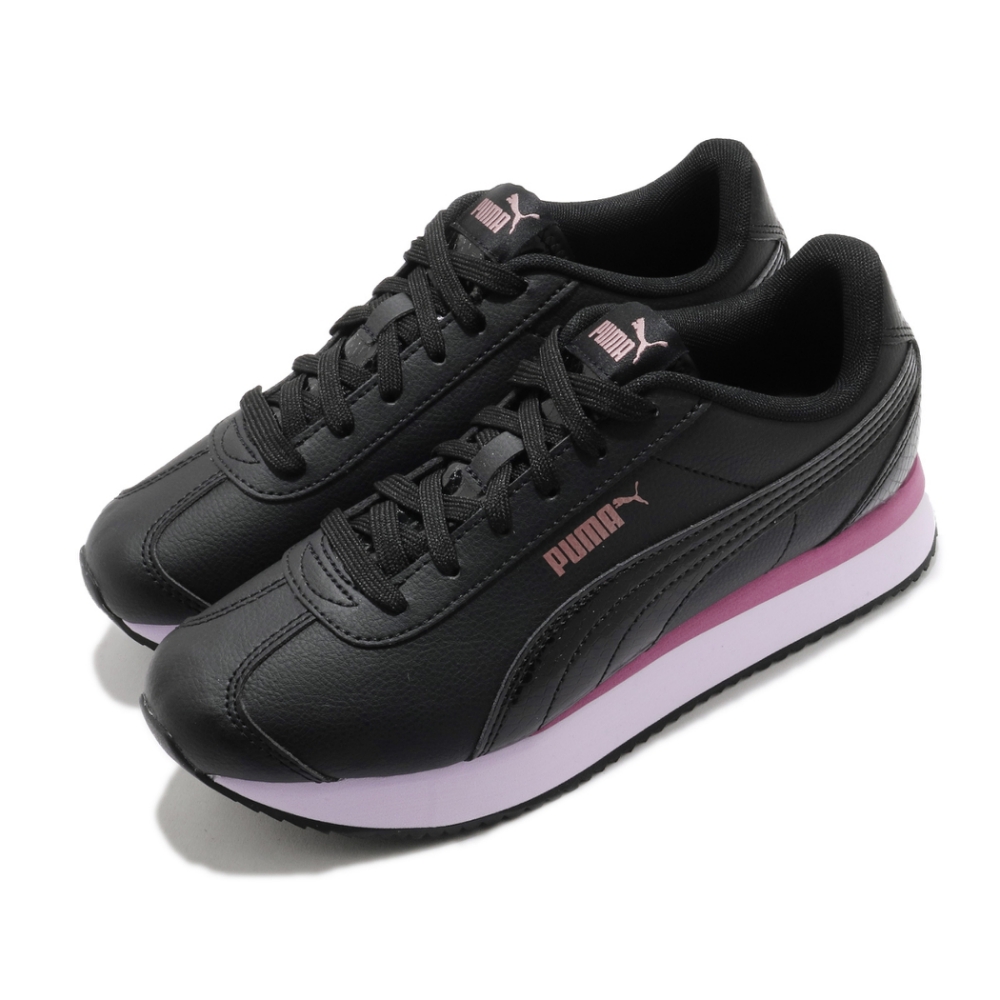 Puma 休閒鞋 Turino Stacked 運動 女鞋 基本款 舒適 簡約 球鞋 穿搭 黑 粉 37414202