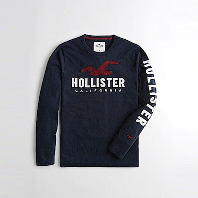 Hollister HCO 長袖 T恤 藍 1091