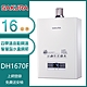 櫻花牌 DH1670F(NG1/FE式) 四季溫智慧水量強制排氣熱水器 16L 分段火排 智能恆溫 水量調節 天然 product thumbnail 1