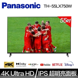 Panasonic國際牌 55吋 4K LED 智慧聯網顯示器 TH-55LX750W