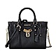 MICHAEL KORS Hamilton金字LOGO牛皮/PVC拉鍊手提兩用包(小/多色) product thumbnail 1