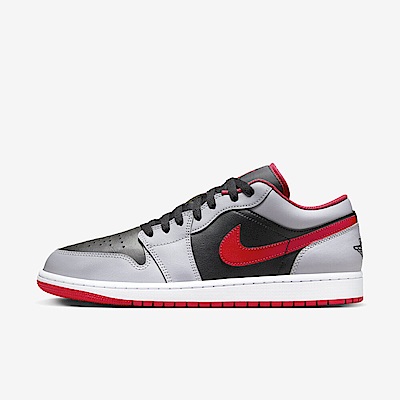 Nike Air Jordan 1 Low 553558-060 男 休閒鞋 運動 喬丹 AJ1 低筒 穿搭 煙灰紅