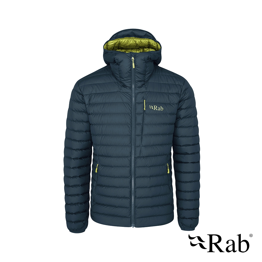 【RAB】 Infinity Microlight Jacket 防風羽絨連帽外套 男款 獵戶藍 #QDB22