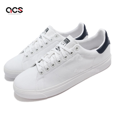 adidas 休閒鞋 Stan Smith VULC 運動 男女鞋 愛迪達 經典款 史密斯 帆布 情侶穿搭 白 黑 GZ8551