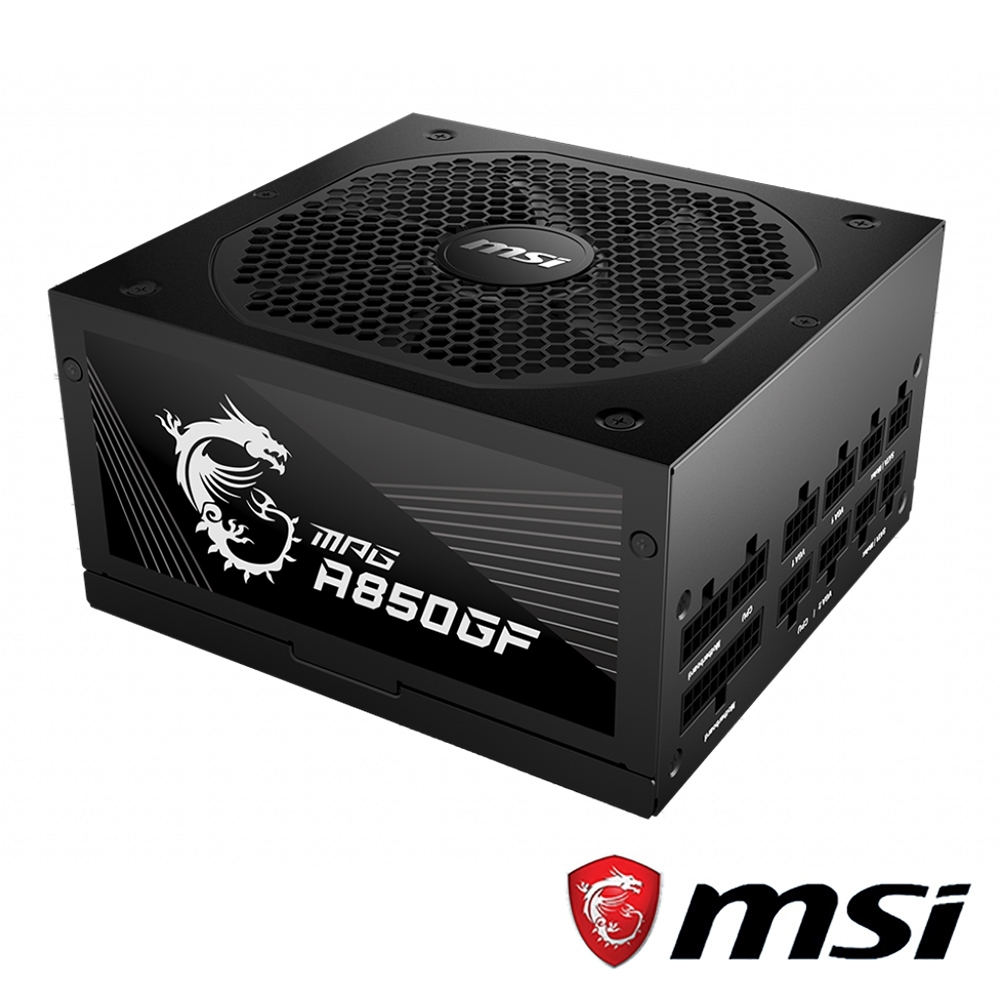 MSI微星 MPG A850GF 80 PLUS金牌認證電源供應器