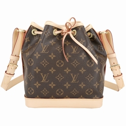 LV M40817 Noe BB Monogram 經典帆布水桶包(咖啡色)