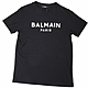 BALMAIN 童裝 品牌字母黑色短袖TEE T恤 product thumbnail 1