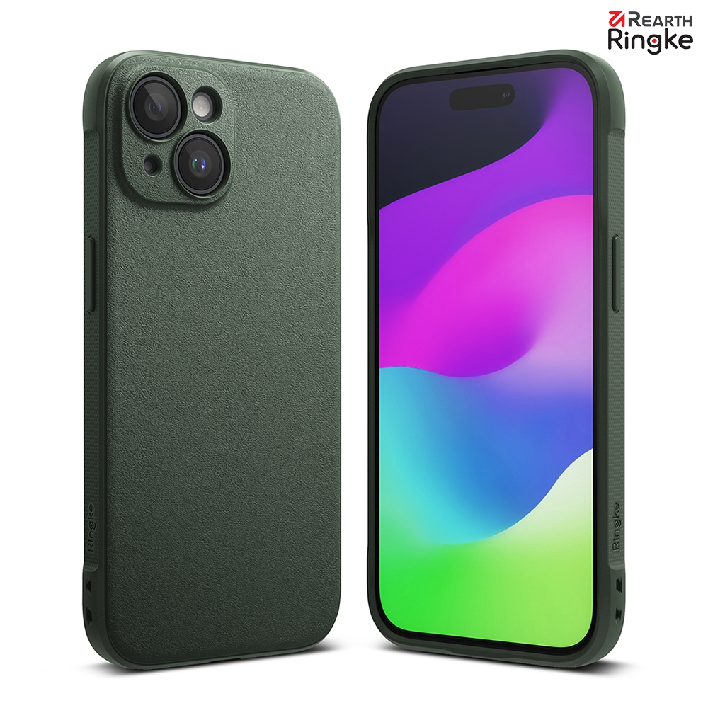 【Ringke】iPhone 15 6.1吋 [Onyx] 防撞緩衝手機保護殼（綠）