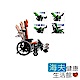 海夫 輪昇 9TR 擺位型全功能輪椅 座寬(16/18)吋 product thumbnail 1