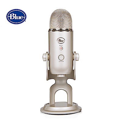 Blue Yeti 雪怪 USB 麥克風 鉑金色