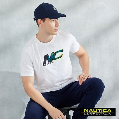 NAUTICA男裝 COMPETITION素面百搭短袖T恤-白