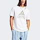 Adidas Adv Volcano Tee [IJ0702] 男 短袖 上衣 T恤 亞洲版 運動 休閒 火山圖案 白 product thumbnail 1