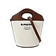BURBERRY Pocket 小號帆布水桶二用包(8046242-米白) product thumbnail 1