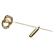 Christian Dior CD鑲鑽金色字母胸針(金色) product thumbnail 1