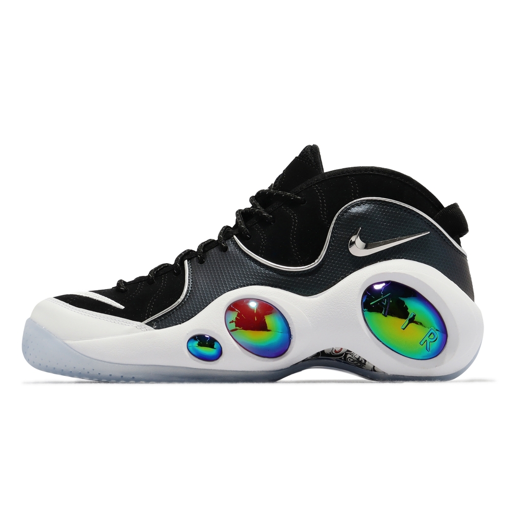 Nike 休閒鞋Air Zoom Flight 95 男女鞋黑昆蟲複眼Jason Kidd 車輪鞋