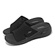 Skechers 拖鞋 Go Walk Arch Fit Sandal-Rejoice 女鞋 黑 支撐 休閒 涼拖鞋 140832BBK product thumbnail 1
