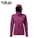 【RAB】Downpour Plus 高透氣防水外套 女款 紫羅蘭 #QWF68 product thumbnail 1