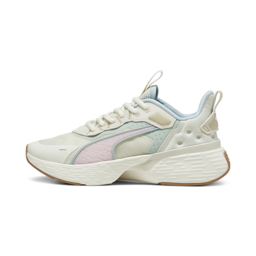 PUMA Softride Sway 男女慢跑鞋-米藍紫-37944303