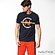 Nautica COMPETITION系列修身彈性短袖T恤-深藍 product thumbnail 1