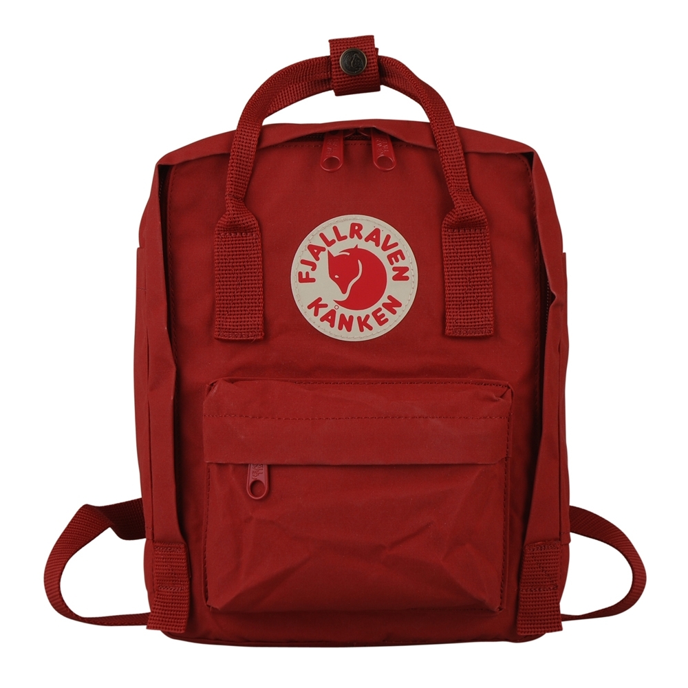 Fjallraven 瑞典北極狐 Kanken Mine瑞典後背包/空肯包/方型後背包(迷你/深紅)