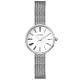 ADEXE 英國手錶 MINI SISTINE羅馬刻度 白錶盤x銀色錶框米蘭錶帶30mm product thumbnail 1