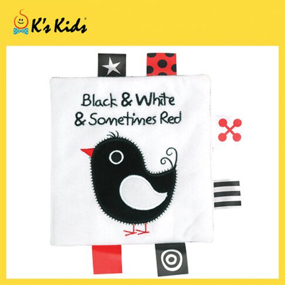 K's Kids 奇智奇思 布書-黑白紅 Black&White&sometimes Red