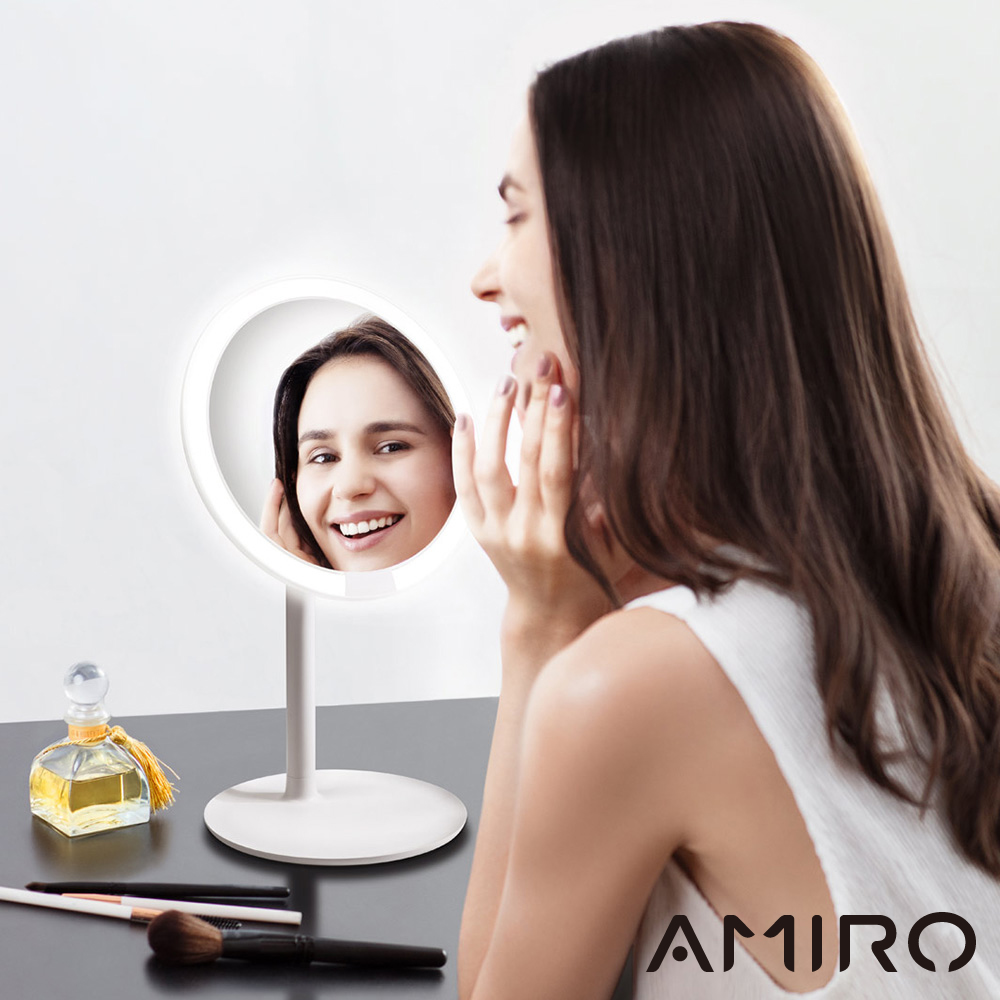 AMIRO Mini 高清日光化妝鏡 - 白