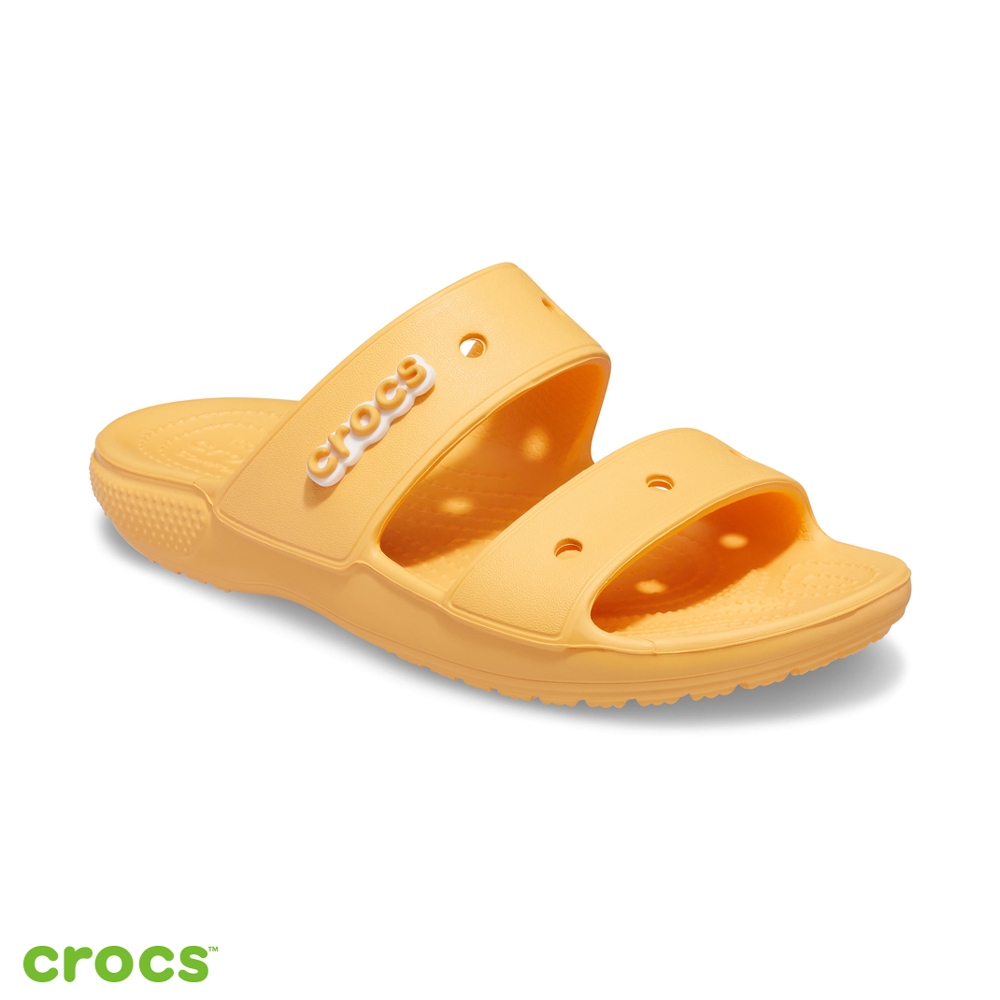 Crocs 卡駱馳 (中性鞋) 經典雙帶拖鞋-206761-837