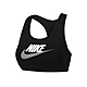 NIKE 女運動內衣-DRI FIT 瑜珈 運動背心 BRA 慢跑 路跑 訓練 DM0580-010 黑白 product thumbnail 1