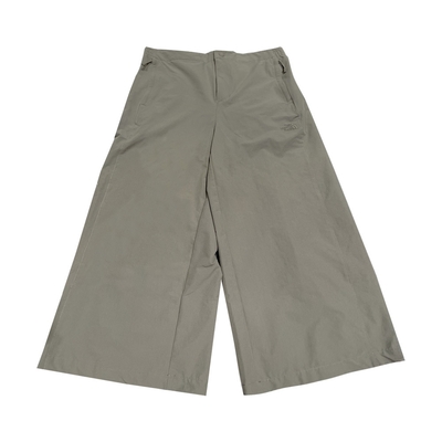 The North Face W SIGHTSEER WIDE LEG CAPRI-AP-女長褲-灰綠-NF0A7WBX21L