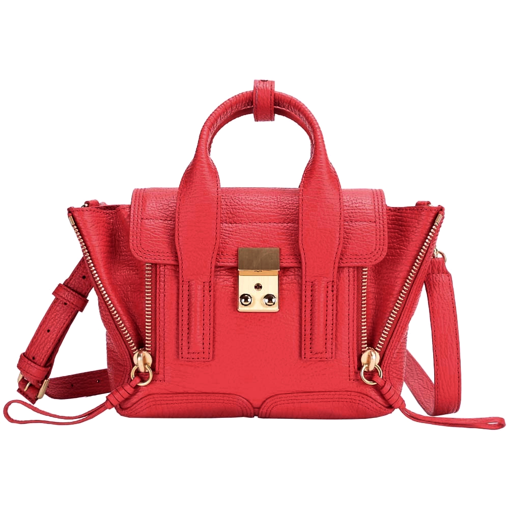 3.1 Phillip Lim Pashli mini 牛皮兩用提包(紅色)