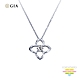 彩糖鑽工坊 GIA 鑽石 30分 D/SI2 EX 完美車工 幸運草鑽石項鍊 product thumbnail 1