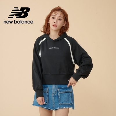 [New Balance]連帽長袖上衣_女性_黑色_AWT21501BK