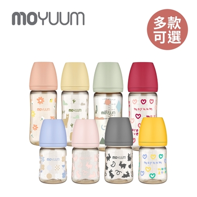 MOYUUM 韓國 PPSU 寬口奶瓶 設計款 270ml(多款可選)