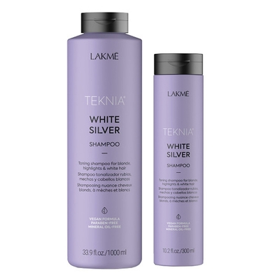 LAKME 銀白．洗(矯色洗髮精)超值組1000ml+300ml