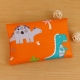 鴻宇 防蟎抗菌 兒童標準乳膠枕 恐龍公園橘 美國棉 product thumbnail 1