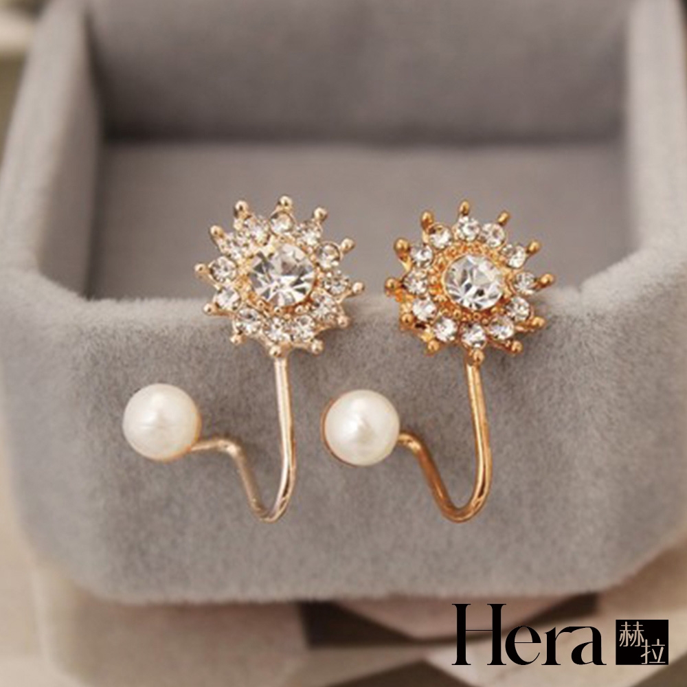 【HERA赫拉】 向陽花別緻珍珠耳環(2色)